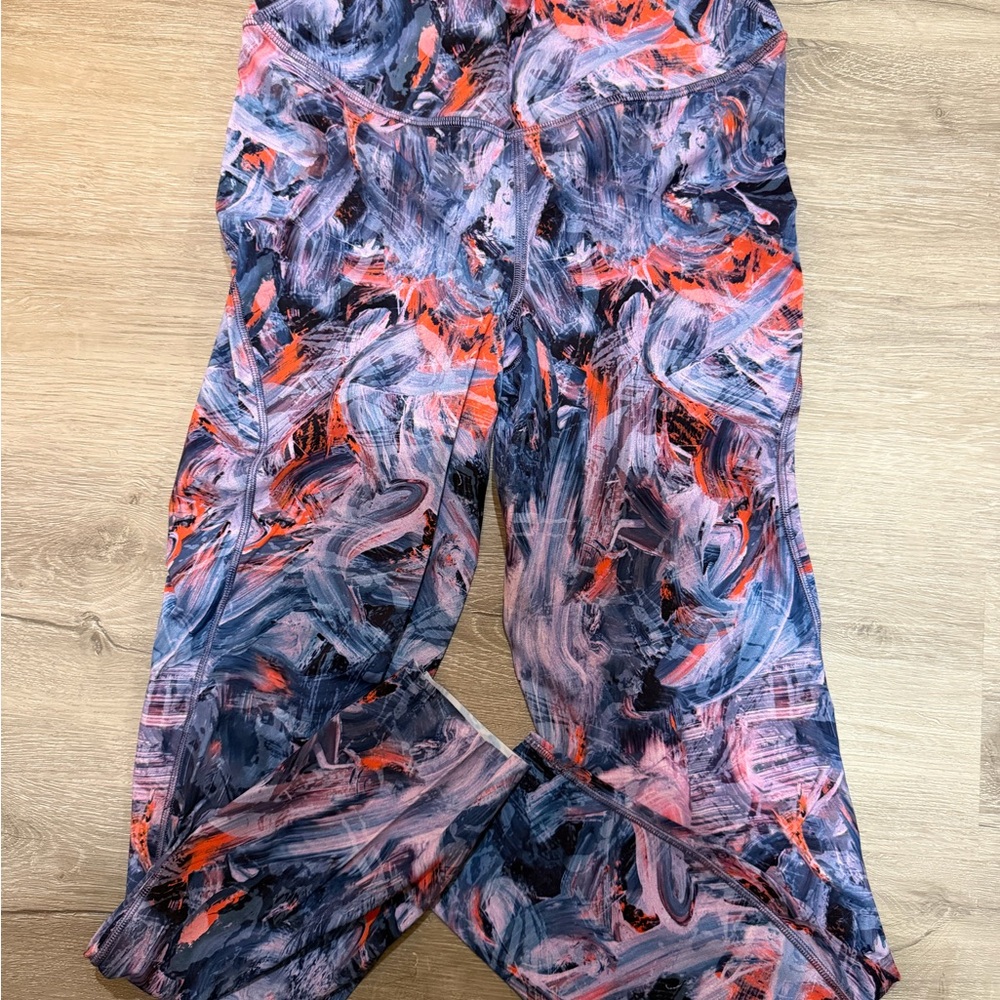 Lululemon Athletica Multicolor Abstract Leggings